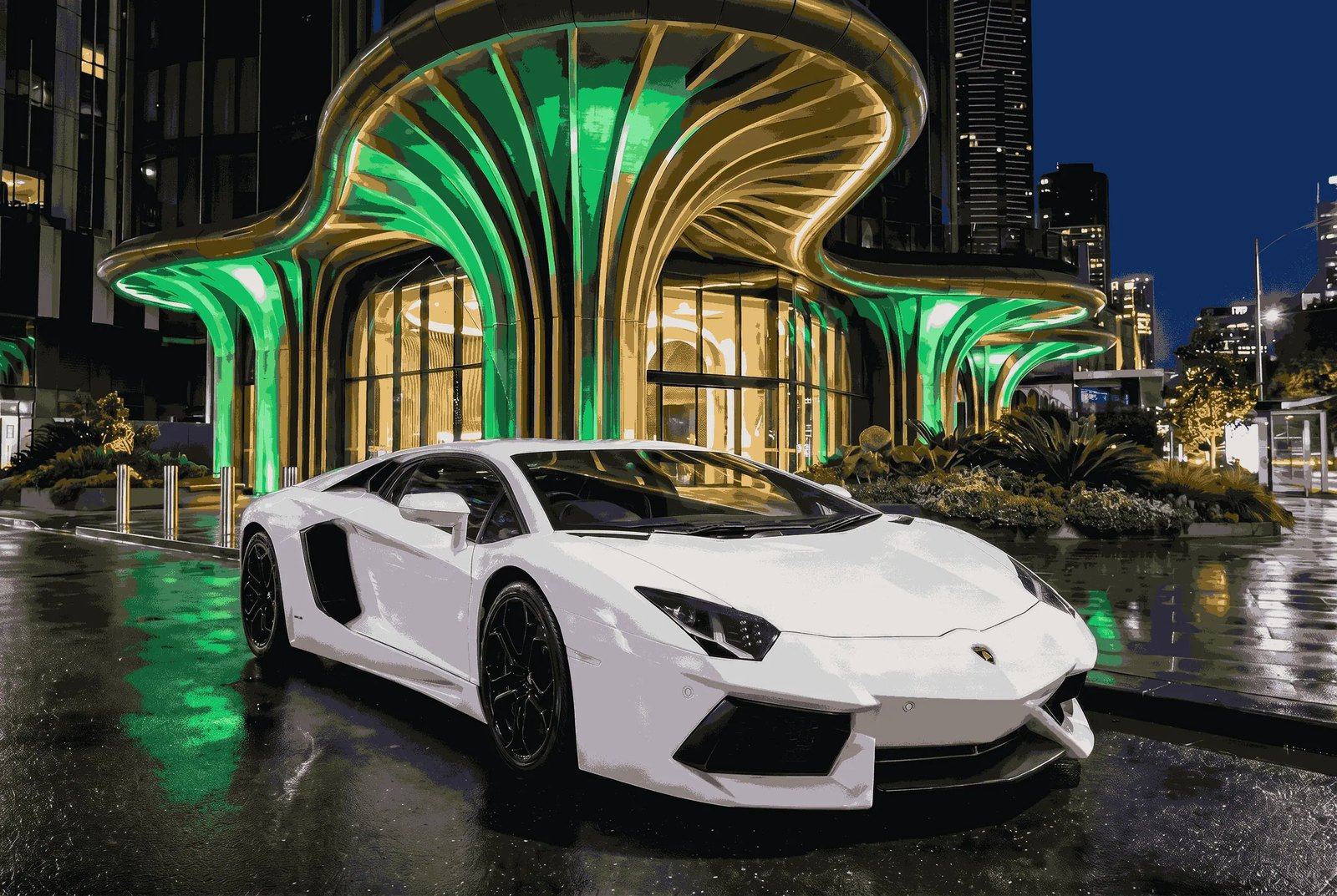 Lamborghini Aventador for hire in Docklands, Victoria