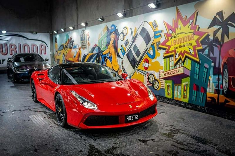 Ferrari 488 GTB for hire in Hobart, Tasmania